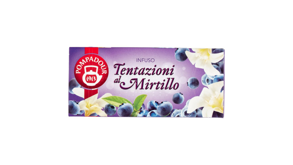 Pompadour Infuso Tentazioni Al Mirtillo Bustine 20 X 3 G