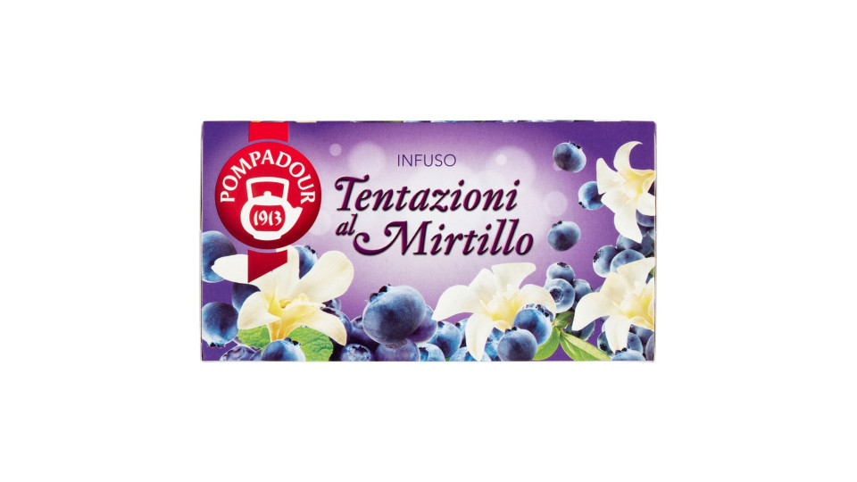Pompadour Infuso Tentazioni Al Mirtillo Bustine 20 X 3 G