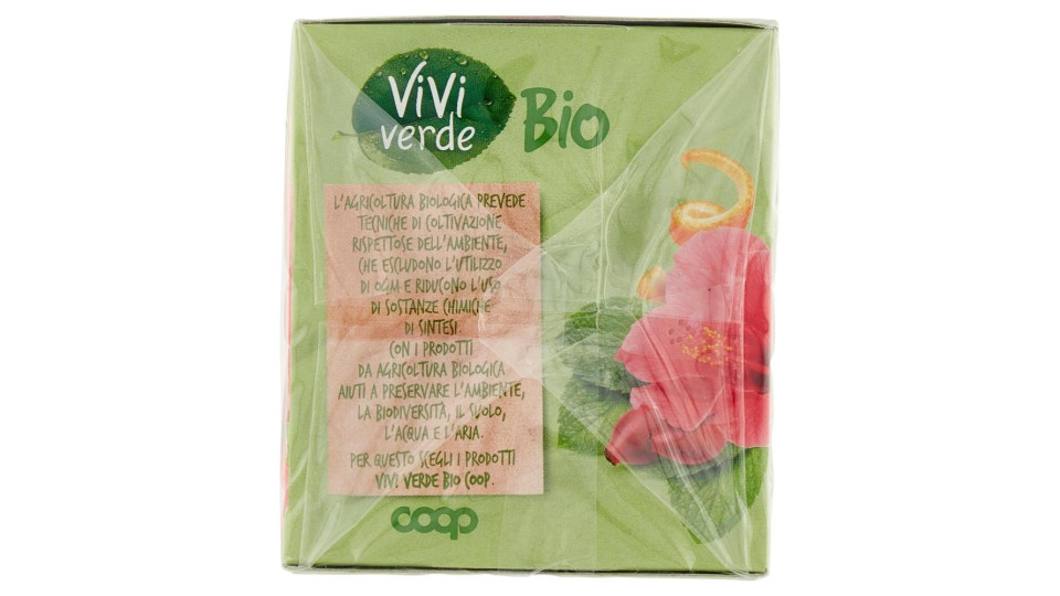 Infuso Frutti Misti Con Rosa Canina, Karkadè, Scorze D'arancia, Menta Biologico 20 Filtri 60 G
