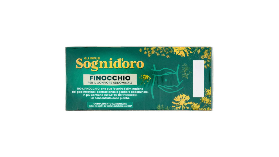 Sognid'oro Le Tisane Finocchio Bustine 20 X 2 G