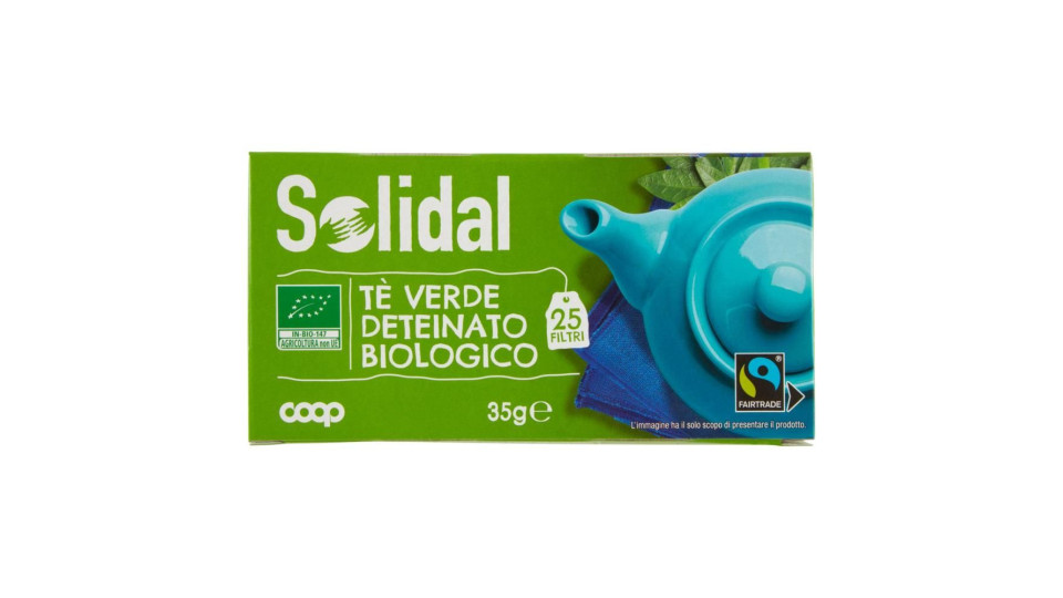 Tè Verde Deteinato Biologico 25 Filtri 35 G