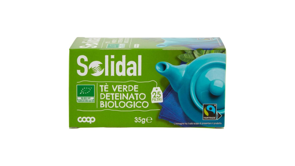 Tè Verde Deteinato Biologico 25 Filtri 35 G