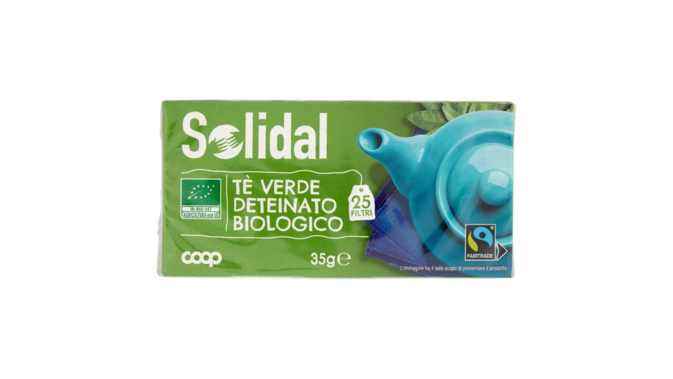 Tè Verde Deteinato Biologico 25 Filtri 35 G