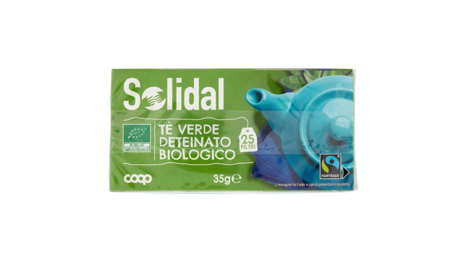 Tè Verde Deteinato Biologico 25 Filtri 35 G