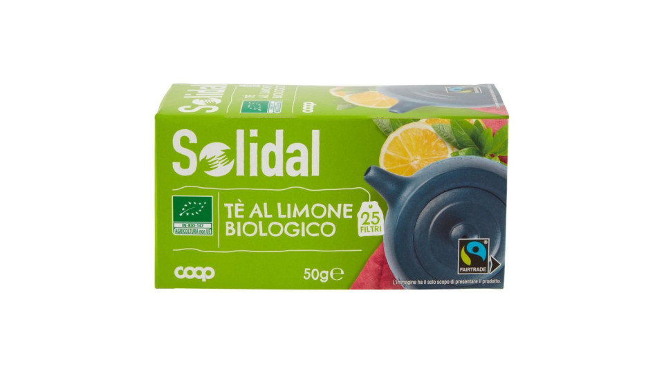 Tè Al Limone Biologico 25 Filtri 50 G