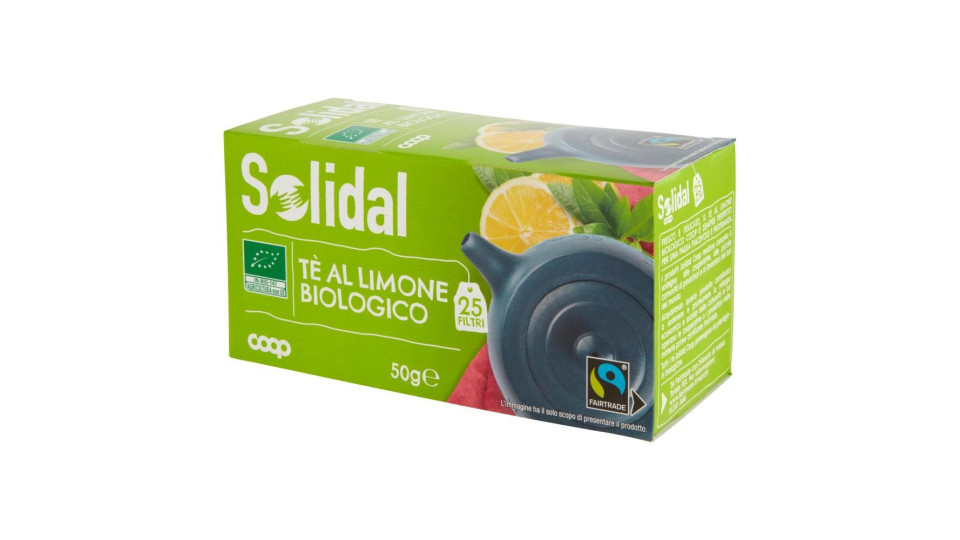 Tè Al Limone Biologico 25 Filtri 50 G