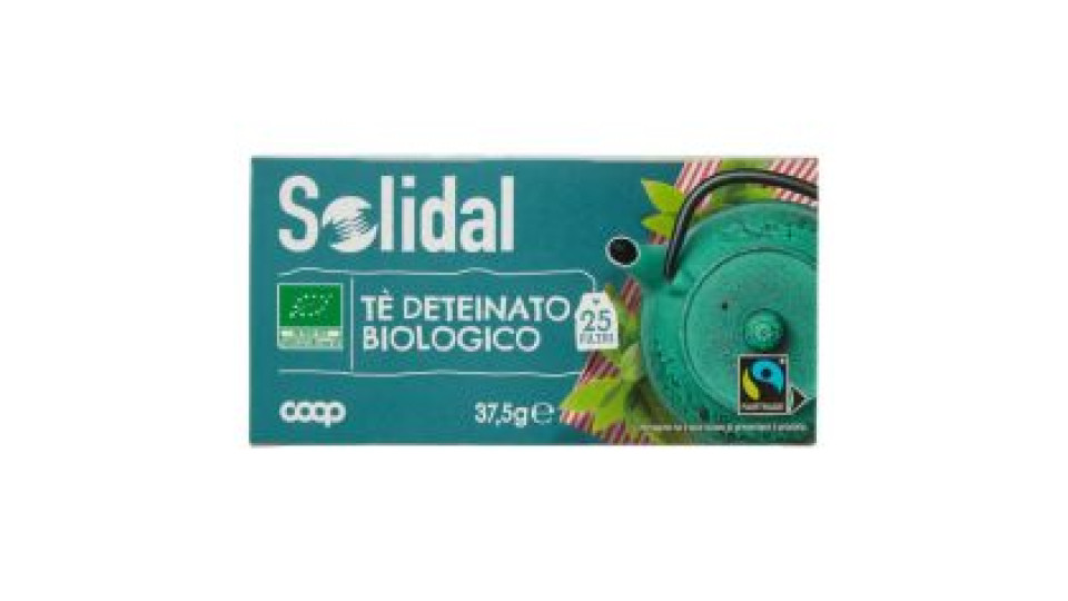 Tè Deteinato Biologico 25 Filtri 37,5 G