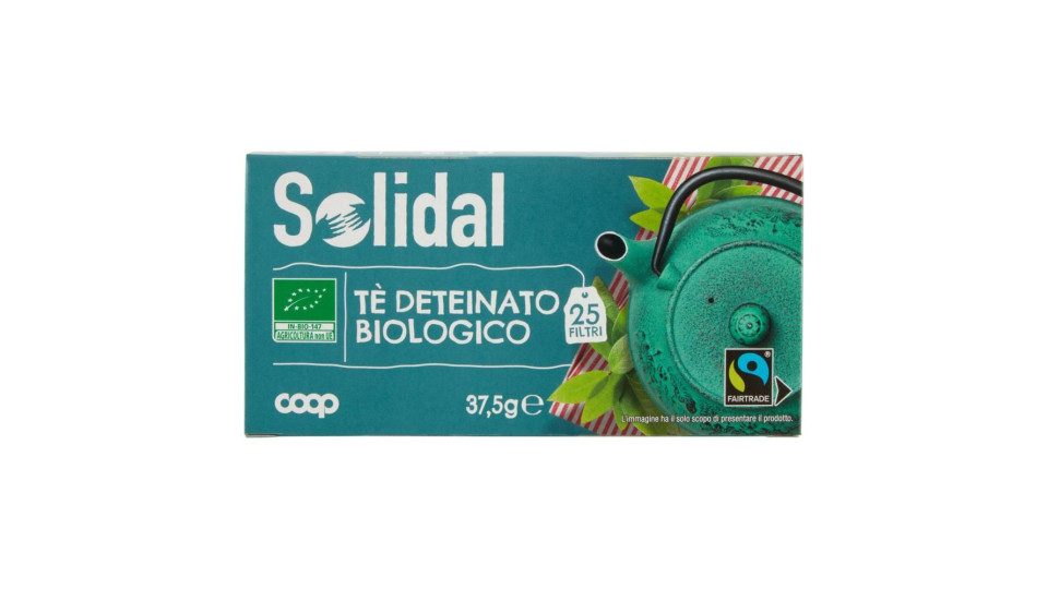 Tè Deteinato Biologico 25 Filtri 37,5 G
