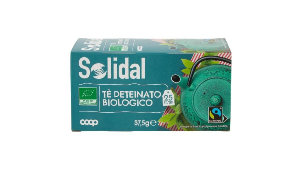 Tè Deteinato Biologico 25 Filtri 37,5 G