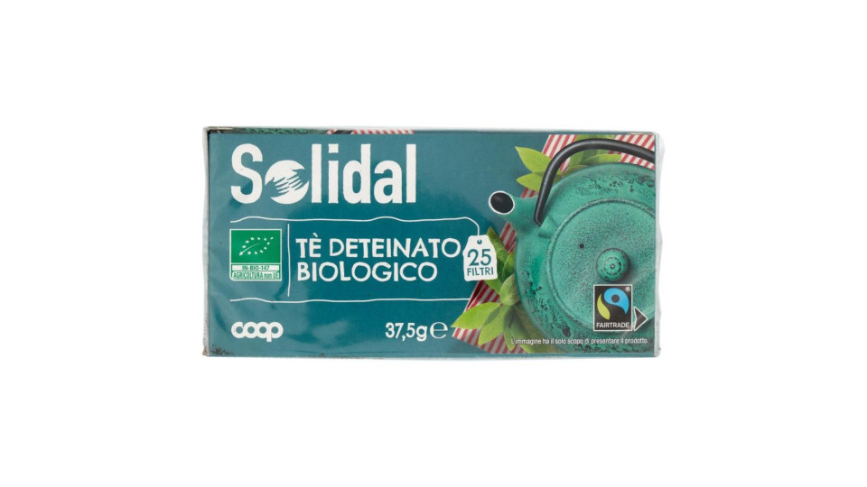 Tè Deteinato Biologico 25 Filtri 37,5 G