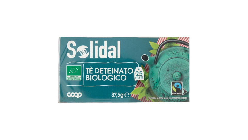 Tè Deteinato Biologico 25 Filtri 37,5 G
