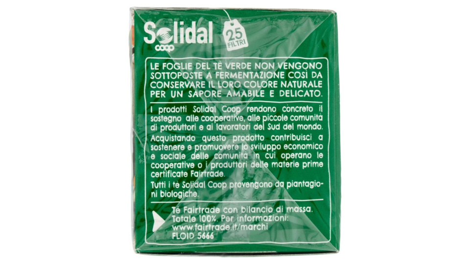 Tè Verde Biologico 25 Filtri 50 G