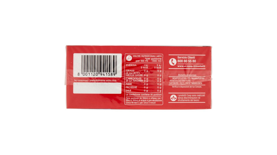 Tè English Breakfast Biologico 50 Filtri 100 G