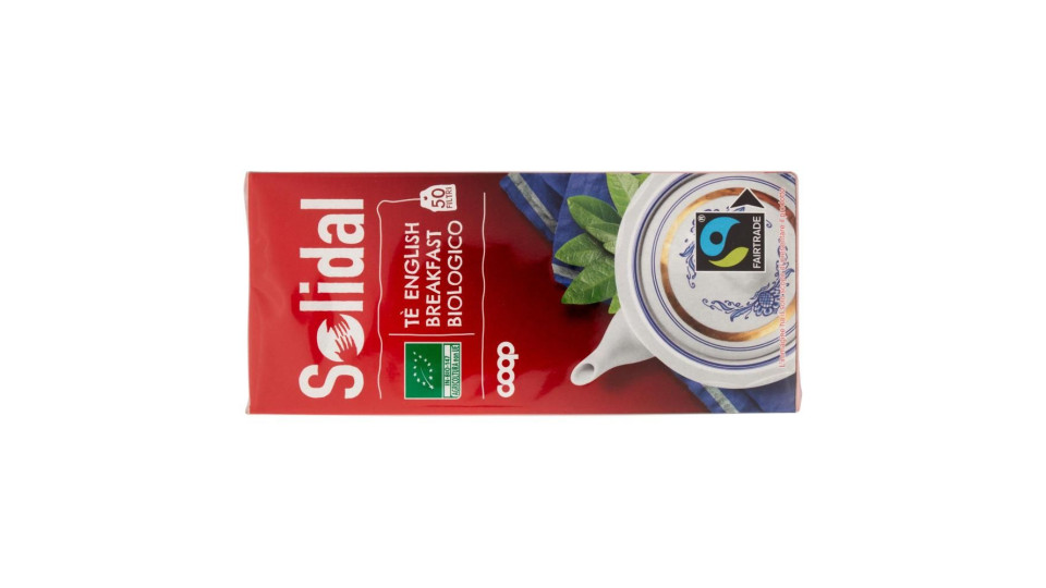 Tè English Breakfast Biologico 50 Filtri 100 G