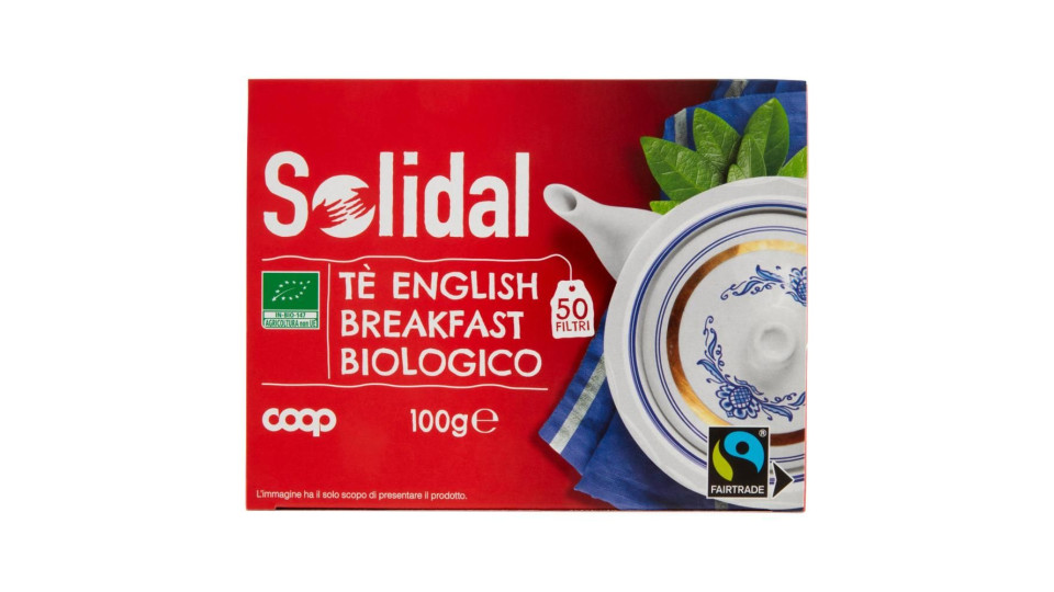 Tè English Breakfast Biologico 50 Filtri 100 G