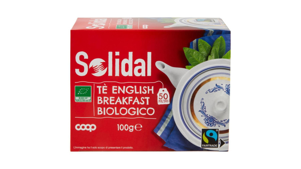 Tè English Breakfast Biologico 50 Filtri 100 G
