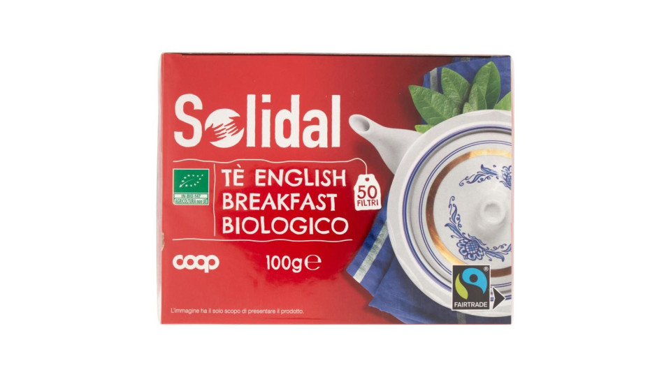 Tè English Breakfast Biologico 50 Filtri 100 G