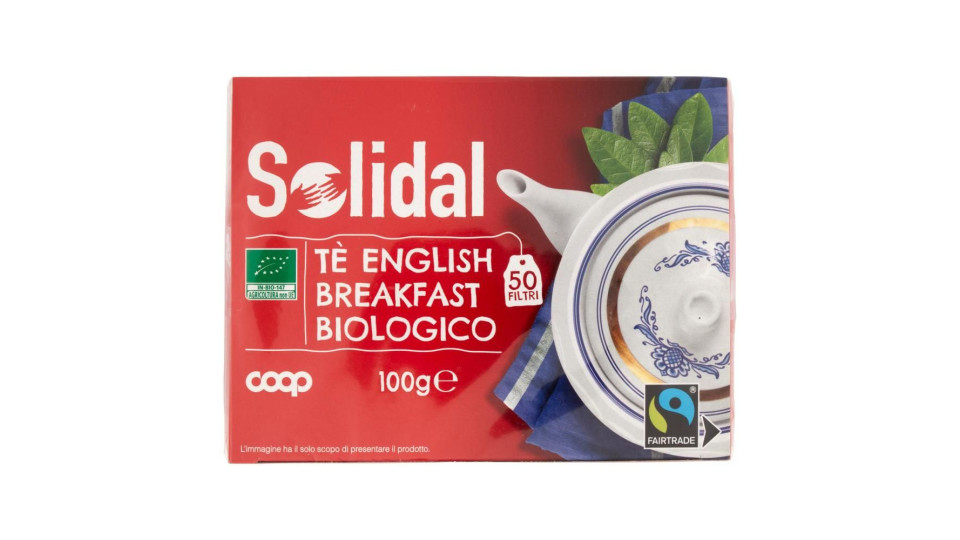 Tè English Breakfast Biologico 50 Filtri 100 G