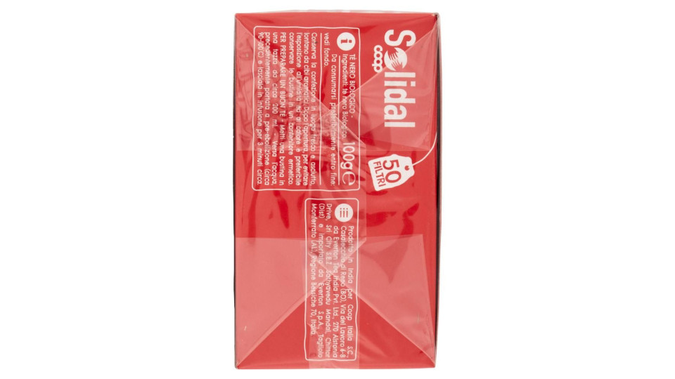 Tè English Breakfast Biologico 50 Filtri 100 G