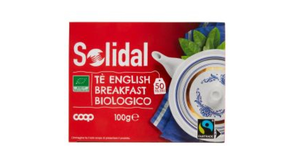 Tè English Breakfast Biologico 50 Filtri 100 G