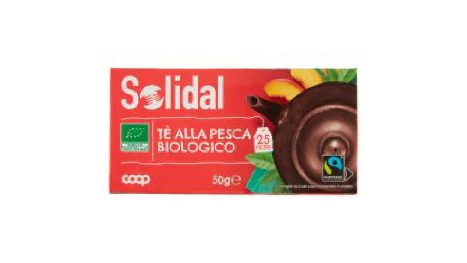 Tè Alla Pesca Biologico 25 Filtri 50 G
