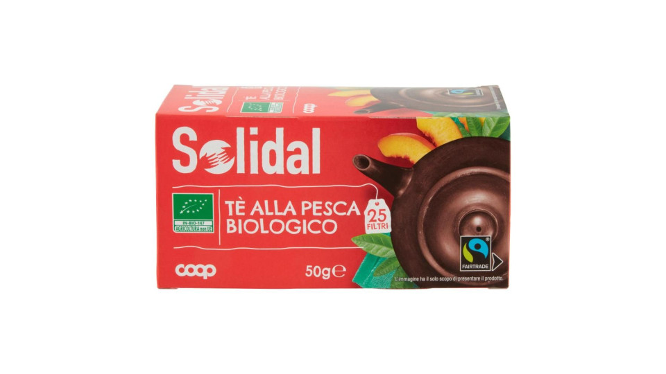 Tè Alla Pesca Biologico 25 Filtri 50 G