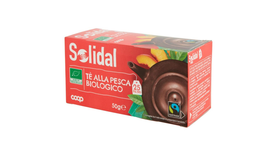 Tè Alla Pesca Biologico 25 Filtri 50 G