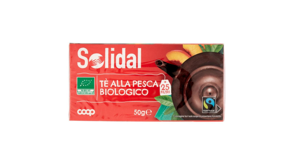 Tè Alla Pesca Biologico 25 Filtri 50 G