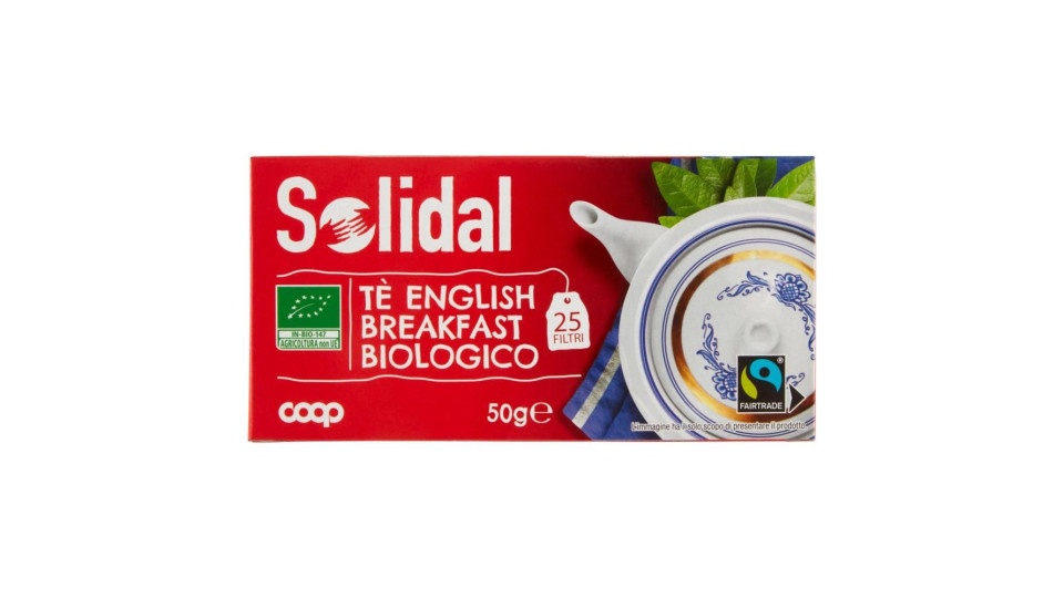 Tè English Breakfast Biologico 25 Filtri 50 G