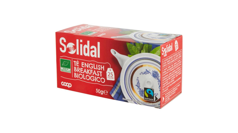 Tè English Breakfast Biologico 25 Filtri 50 G