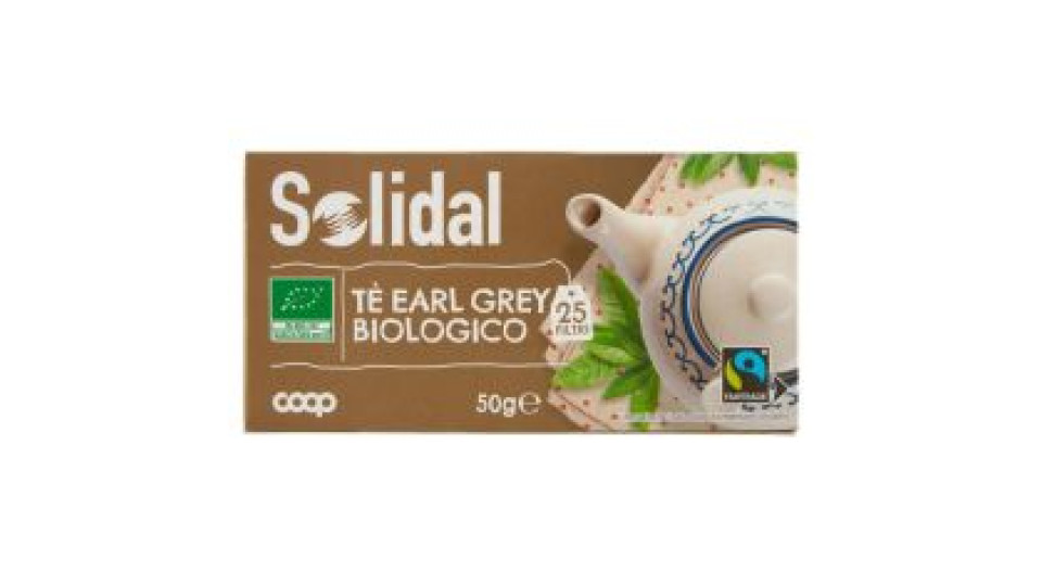 Tè Earl Grey Biologico 25 Filtri 50 G