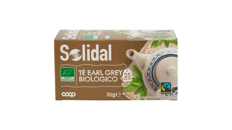 Tè Earl Grey Biologico 25 Filtri 50 G