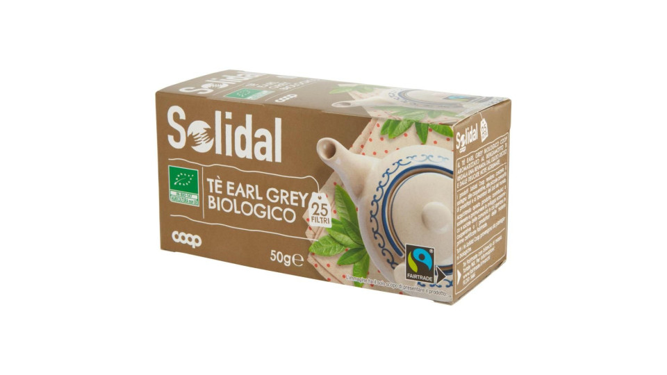 Tè Earl Grey Biologico 25 Filtri 50 G