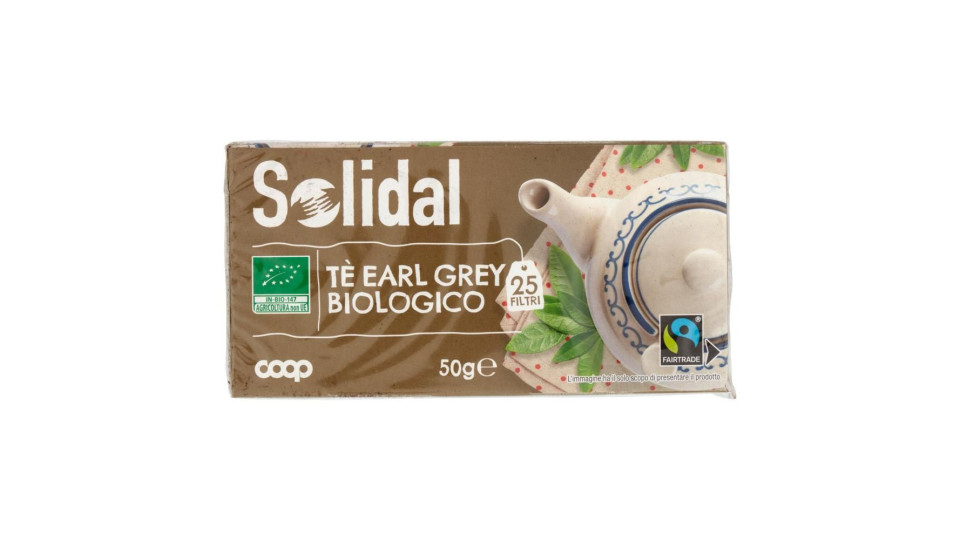Tè Earl Grey Biologico 25 Filtri 50 G