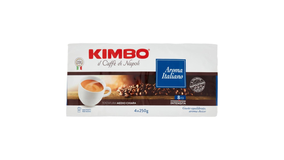 Kimbo Aroma Italiano 4 X 250 G