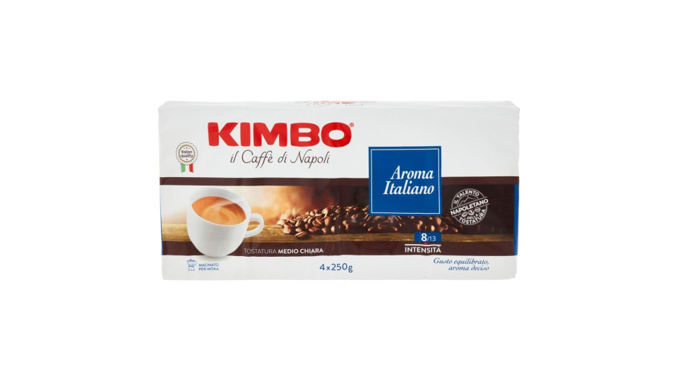 Kimbo Aroma Italiano 4 X 250 G