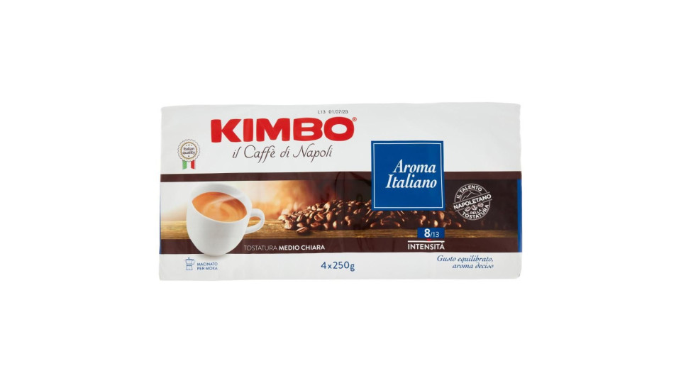 Kimbo Aroma Italiano 4 X 250 G