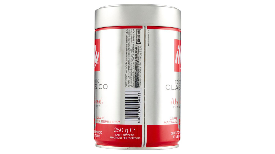 Illy Tostato Classico Caffè Macinato Ideale Per Espresso 250 G