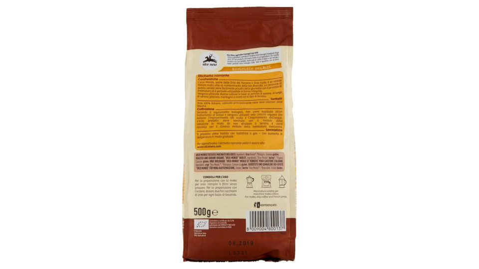 Alce Nero Orzo Moka 500 G