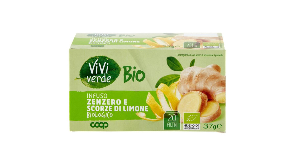 Infuso Zenzero E Scorze Di Limone Biologico 20 Filtri 37 G