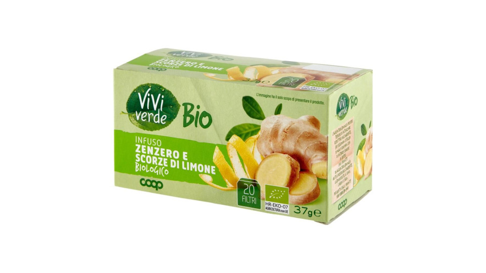 Infuso Zenzero E Scorze Di Limone Biologico 20 Filtri 37 G