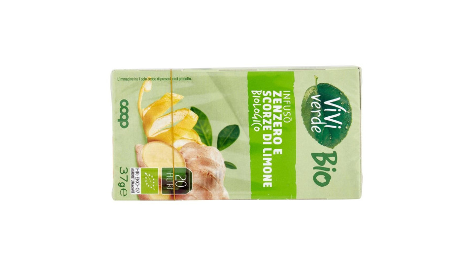 Infuso Zenzero E Scorze Di Limone Biologico 20 Filtri 37 G