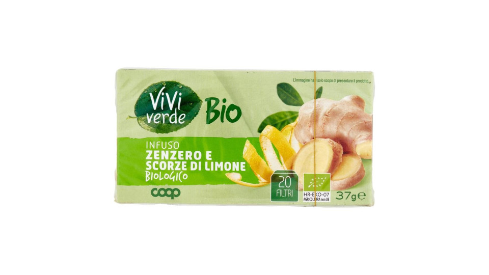 Infuso Zenzero E Scorze Di Limone Biologico 20 Filtri 37 G