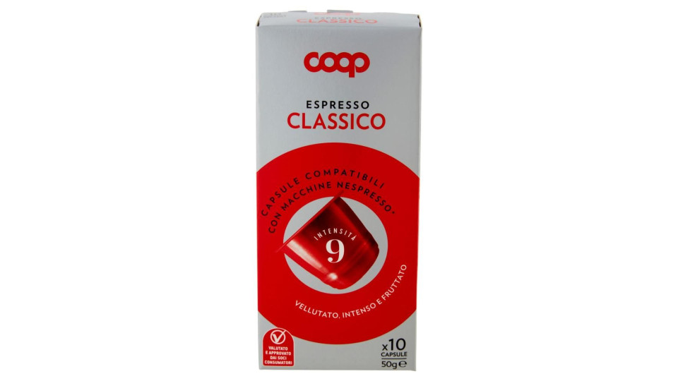 Espresso Classico 10 Capsule Compatibili Con Macchine Nespresso* 50 G