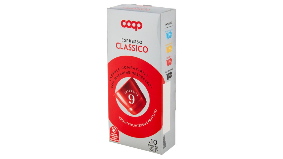 Espresso Classico 10 Capsule Compatibili Con Macchine Nespresso* 50 G