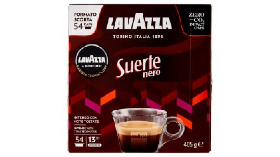 Lavazza A Modo Mio Suerte Nero 54 Capsule 405 G