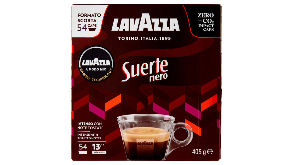Lavazza A Modo Mio Suerte Nero 54 Capsule 405 G
