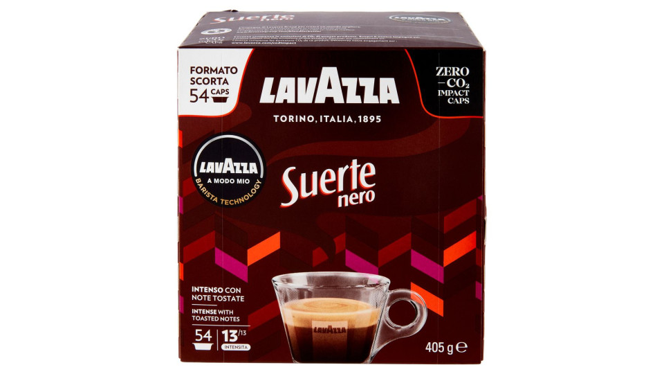 Lavazza A Modo Mio Suerte Nero 54 Capsule 405 G