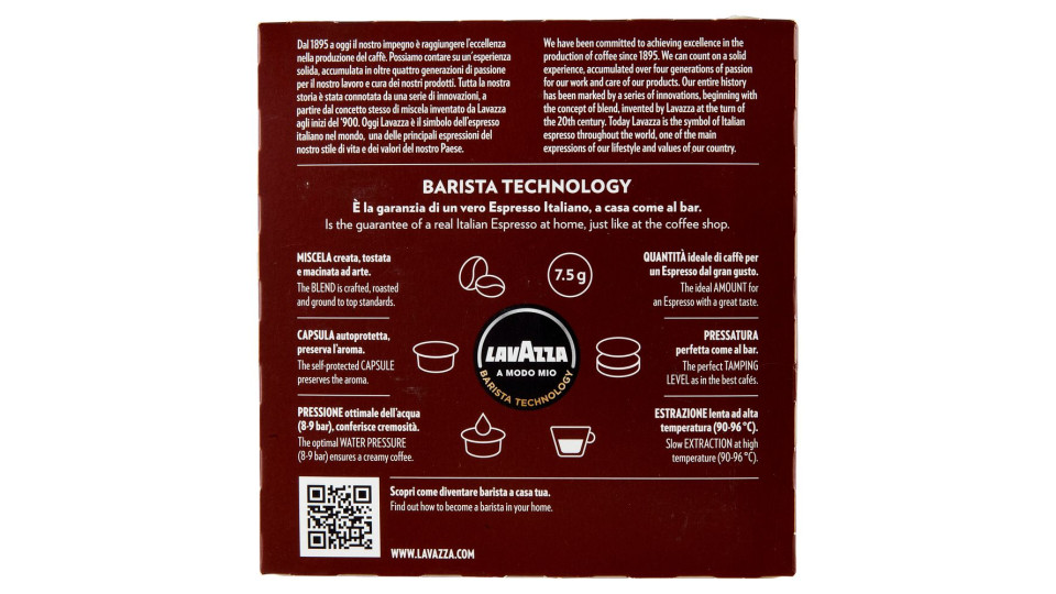 Lavazza A Modo Mio Suerte Nero 54 Capsule 405 G