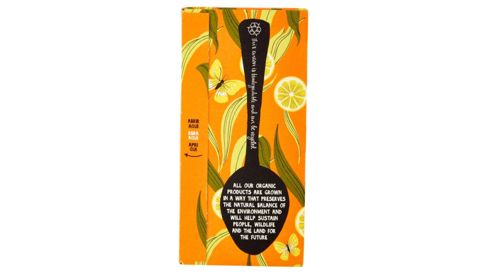 Cupper Happy Mondays Infuso Bio Con Limone, Zenzero E Pepe Nero, Tisana Speziata, 20 Bustine 45 G